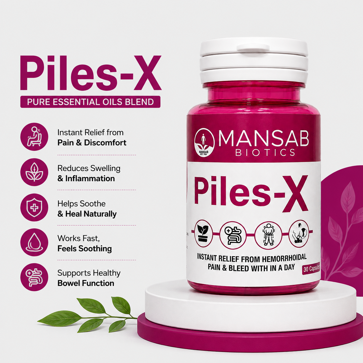 Mansab Biotics Piles X