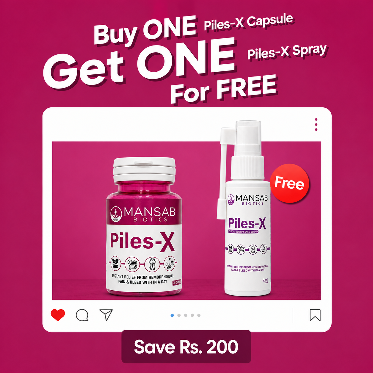 Buy 1 Capsule + FREE Spray Main image