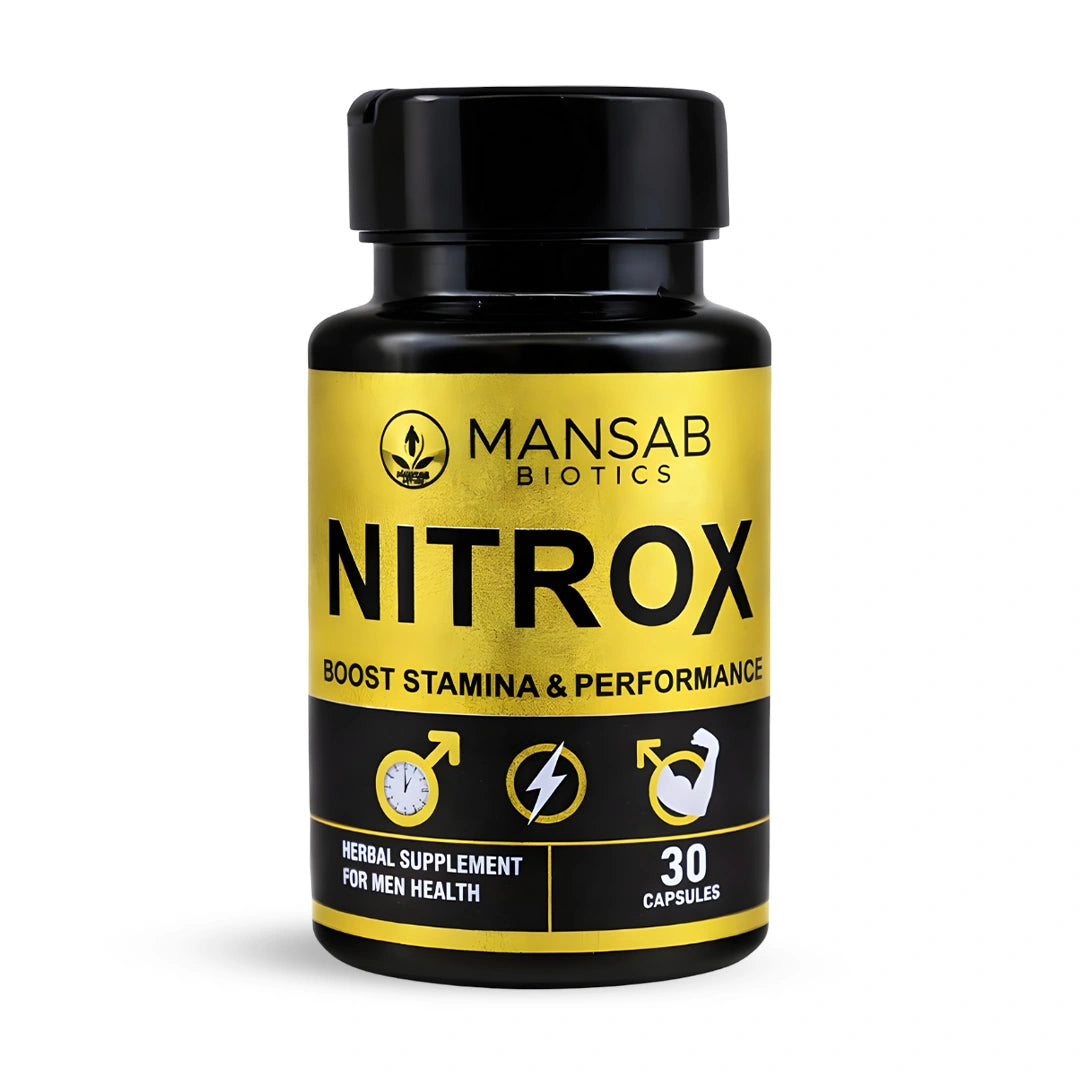 Nitrox Performance Booster – Energy & Endurance Support Mansabbiotics Main image