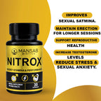 Nitrox Performance Booster – Energy & Endurance Support Mansabbiotics