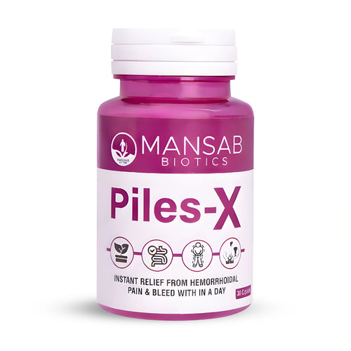 Piles-X Rapid Action – Natural Piles Relief Formula Mansabbiotics
