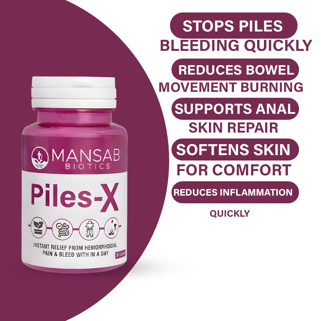 Piles-X Rapid Action – Natural Piles Relief Formula Secondary image