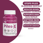Piles-X Rapid Action – Natural Piles Relief Formula Mansabbiotics