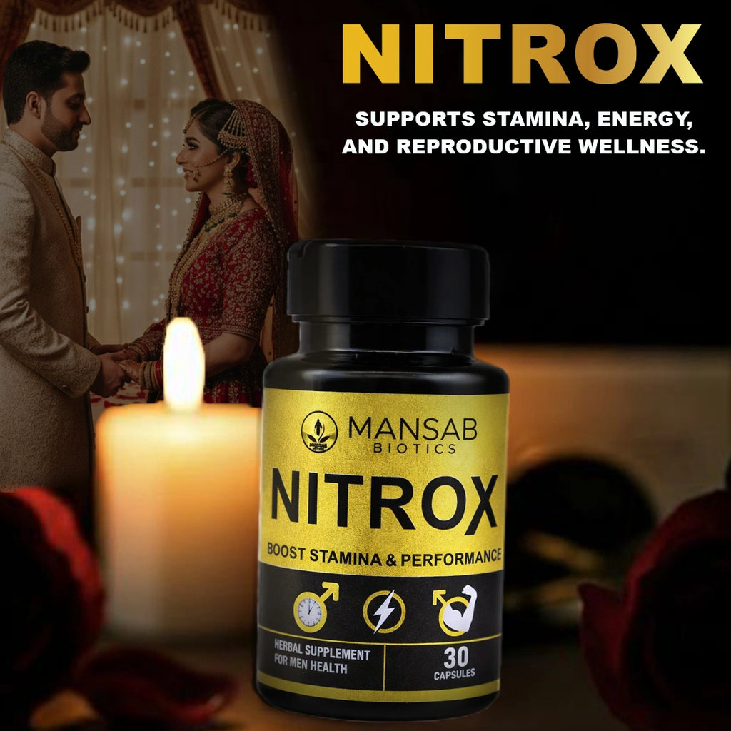 Nitrox Performance Booster – Energy & Endurance Support Mansabbiotics