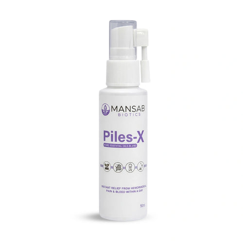 Piles-X Instant Comfort Spray Mansabbiotics
